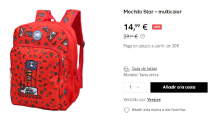 Mochila Kukuxumusu Star por 14.99€
