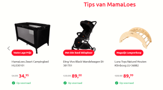 Mamaloes Magazijn Leegverkoop met kortingen tot wel 75% op diverse artikelen