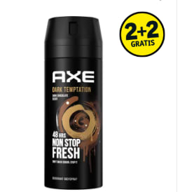 Alle Axe deo of douche 2+2 gratis bij Kruidvat