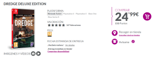Videojuego DREDGE Deluxe Edition Nintendo por 24,99€