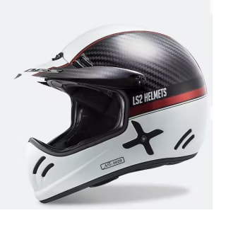 Casco de Cross LS2 MX471 Xtra Yard Blanco-Carbono-Rojo por 214.99€
