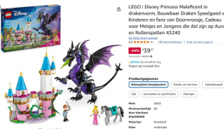 LEGO ǀ Disney Princess Maleficent in drakenvorm voor €39,27 bij Amazon.