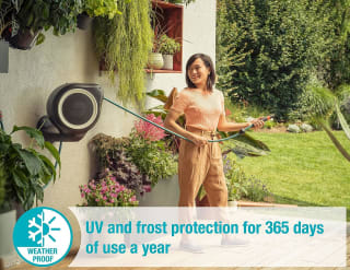 GARDENA - Wandslangenbox RollUp S - Slanghouder - 15 Meter - Ø 11 mm voor €74,25 bij Amazon