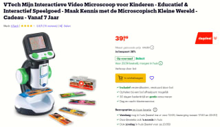 VTech Mijn Interactieve Video Microscoop voor €39,99 bij Bol.com