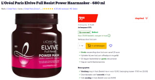 Elvital Full Resist Multi Power Kuur van L’Oréal Paris voor €7,88 bij Bol.com