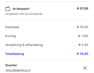 Zalando Lounge code voor 10% extra korting op je bestelling