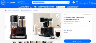 Cafetera Frappé Oster® Con Licuadora Bvstdc03b por $59.990
