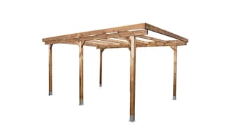 Carport en bois sans toit 15,2m² 3 x 5m à 229€