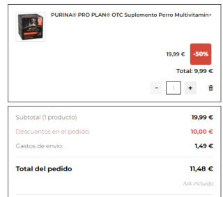 Multivitaminas Purina Pro Plan Perro por 9,99€