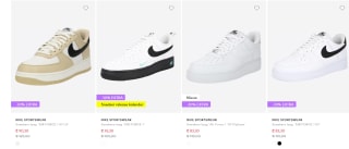 Diverse Nike Air Force 1-sneakers vanaf €76,30 bij About You