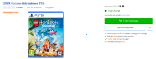 LEGO Horizon Adventures voor €19,99 bij Coolblue