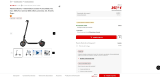 Patinete eléctrico - Xiaomi Electric Scooter 4 Lite 2ndGen por 247,11€