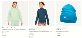 NIKE Black Friday kortingsode voor 25% korting op alles excl. de outlet