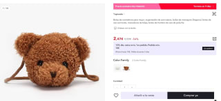 Bolso bandolera osito por 2,47€