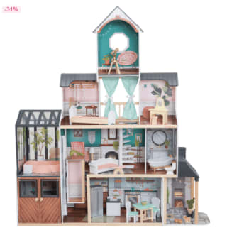 KidKraft Poppenhuis Celestes Villa voor €169,99 bij Pinkorblue