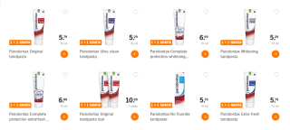 1+1 gratis op alle Parodontax bij AH