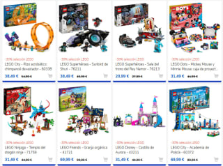 30% descuento en Legos + envío gratis en pedidos superiores a 9€