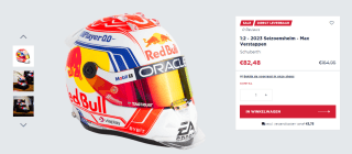 1:2 - 2023 Seizoenshelm - Max Verstappen schaalmodel voor €82,48