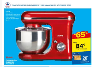 Patisserierobot Nova keukenrobot met maar liefst 65 euro korting