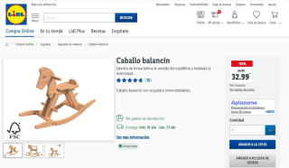 Caballo balancín por 32,99€