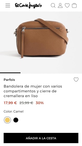 Bolso Bandolera por 17,99€.