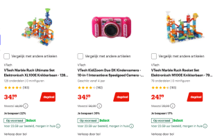 Tot 50% Korting op VTech bij Bol