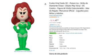 Figura Funko Vinyl Soda: DC - Poison Ivy - Brillo de Diamante Chase por 4,68€