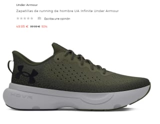 Zapatillas de running de hombre UA Infinite Under Armour