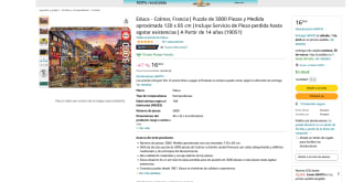 Puzzle 3000 piezas Educa Colmar Francia por solo 16,50€