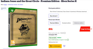 Indiana Jones and the Great Circle Premium Edition voor €89 bij Bol