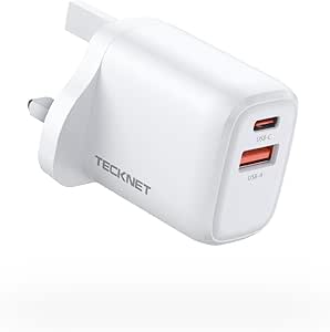 TECKNET USB C Plug 33W Fast Charger – Available for £8.49