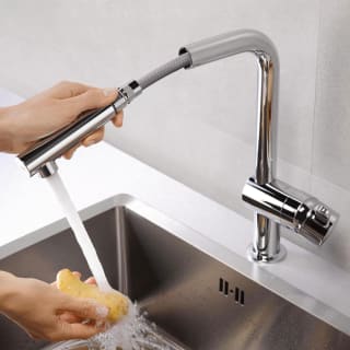 GROHE Flair Keukenkraan - L-Uitloop - Met uittrekbare mousseur - voor €119,95 bij Ibood