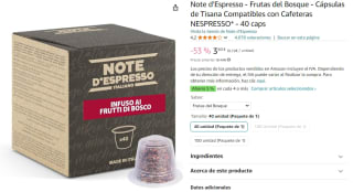 Note d'Espresso - Frutas del Bosque - 40 Cápsulas de Tisana Compatibles con Cafeteras NESPRESSO* por 3.8€