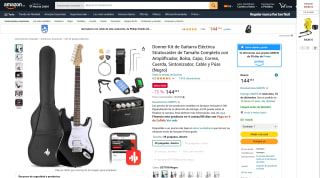 Kit de Guitarra Eléctrica Donner por 144,49€