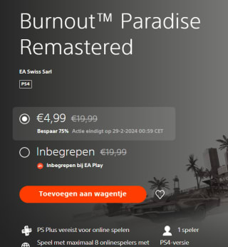 Burnout™ Paradise Remastered EA Swiss Sarl voor €4,99 in de Playstation Store