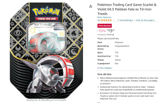 Pokémon Trading Card Game Scarlet & Violet voor €15,82 bij Amazon