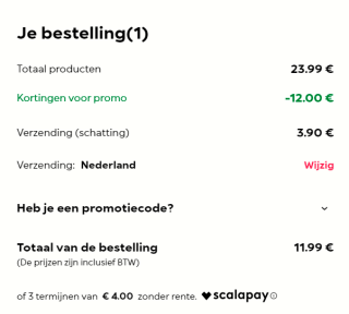 50% kassa korting bij Kiko Milano Cosmetics