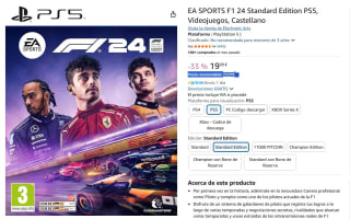 Juego PS5 EA SPORTS F1 24 Standard Edition Castellano por 19,99€