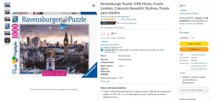 Recopilación de puzzles de la marca Ravensburger desde 3,57€
