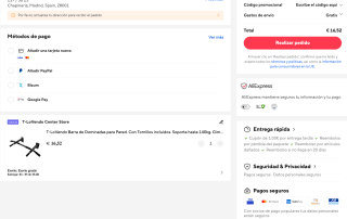 T-LoVendo Barra de Dominadas para Pared por solo 16,52€