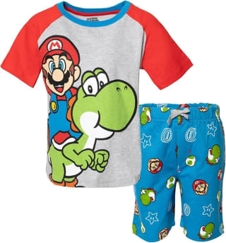 Juego Playera y Pantalón Corto Super Mario Yoshi por $205 en Amazon