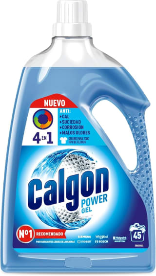 Calgon Gel 4 en 1 Antical para la lavadora, Elimina Olores y Suciedad, 45 dosis por 9,85€