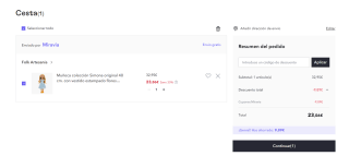 Simona muñeca de colección de 40cm por 23,06€