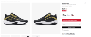 Under Armour zapatillas baloncesto Lockdown 7 por 29,49€