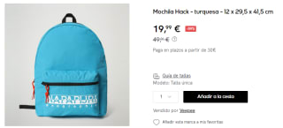 Mochila Napapijiri Hack por 19.99€