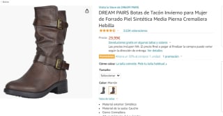 Botas de tacón DREAM PAIRS por solo 14.99€