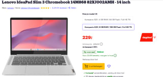 Lenovo IdeaPad 3 Chromebook (82XJ0041MH) | 14" Full-HD voor €229 bij Bol