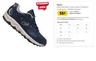 Zapatillas Mizuno Wave Mujin TL por 55.55€