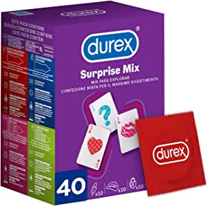 Durex 40 preservativos mixtos Surprise me a solo 15,89€