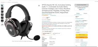 Auriculares Gaming SPYCO Impulse HE-122 por 44.99€